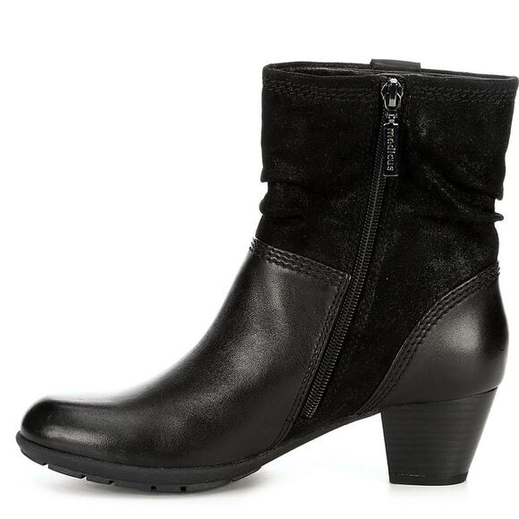 Medicus Womens 'Jil' Heeled Zip Up Slouch Ankle Boots - Picture 4 of 7